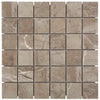 See Floors 2000 - Absolute 2 in. x 2 in. Matte Porcelain Mosaic - Taupe