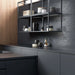 AlysEdwards - Filose - 12" x 24" Matte Porcelain Field Tile - Black Stitch Installed