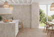 Maniscalco - Alhambra 2.5 in. x 8 in. Ceramic Tile - Cafe Mix wall installation