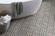 Maniscalco - Alhambra 8 in. x 8 in. Porcelain Deco Tile - Layla floor installation