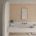 WOW - Sweet Bars 5 in. x 5 in. Matte Porcelain Mosaic - Biscuit wall installation