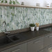 MTD - Argos Collection - 4.5 in. x 9 in. Porcelain Wall Tile - Jade Installed
