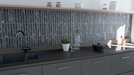 MTD - Argos Collection - 4.5 in. x 9 in. Porcelain Wall Tile - Marquina Installed