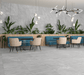 Happy Floors - Capraia 12 in. x 24 in. Polished Porcelain Tile - Pearl wall installation