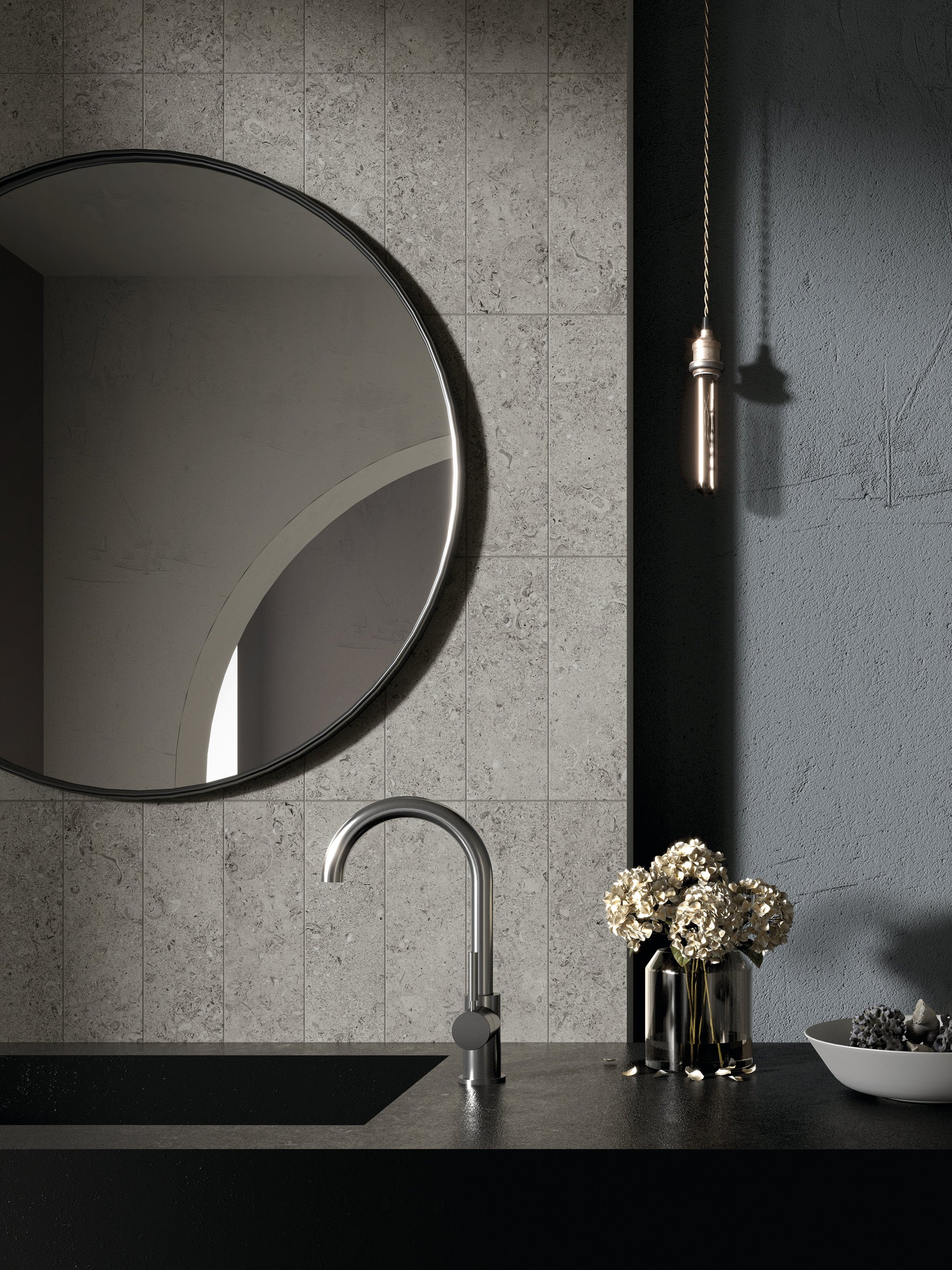 Tesoro - Shellstone Series - 4 in. x 12 in. Rectified Porcelain Tile ...