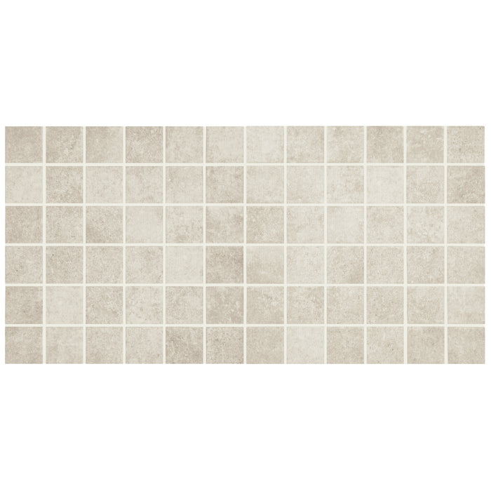 American Olean - Historic Limestone - 2" x 2" - Glazed Ceramic Mosaic - Tradition - Matte