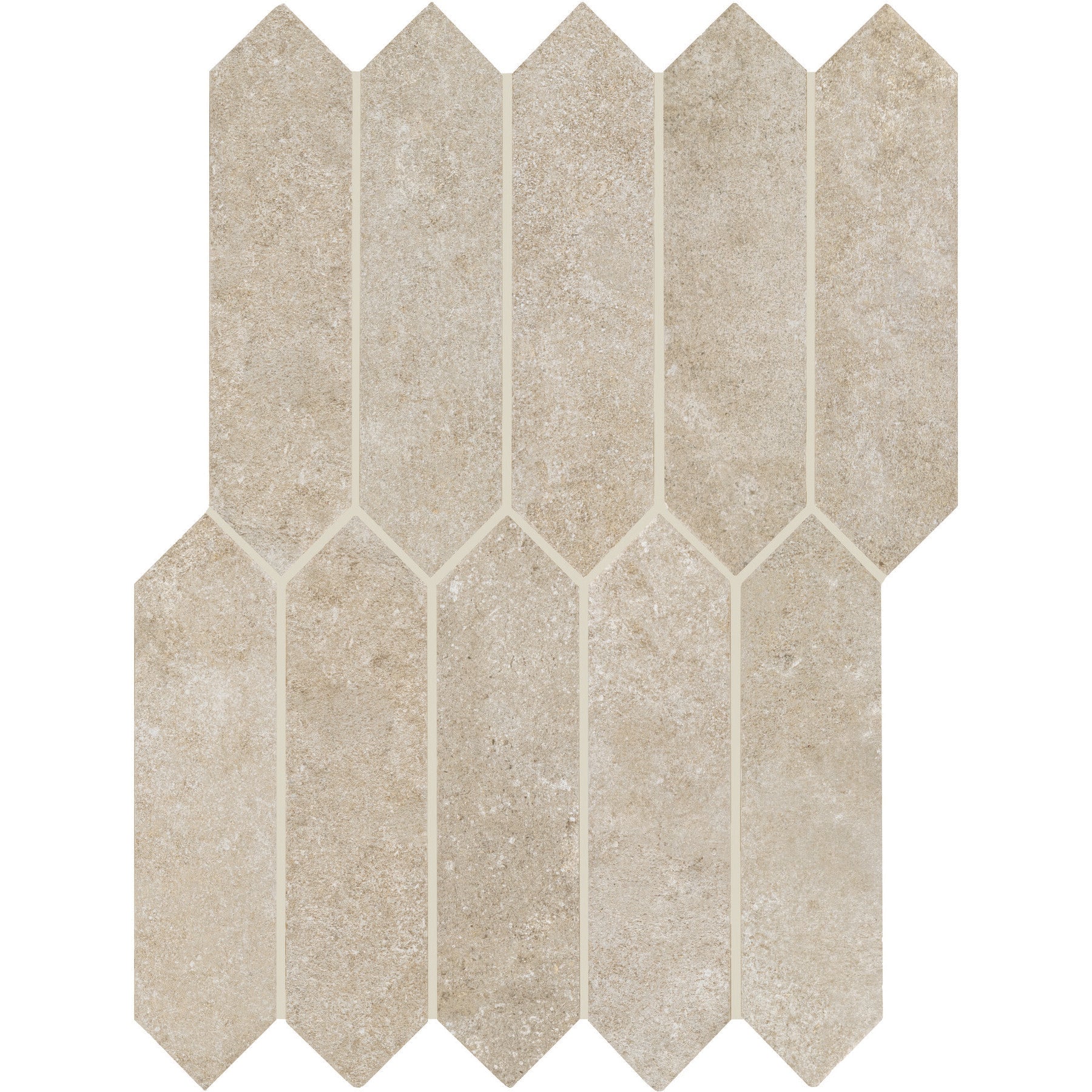 American Olean - Historic Limestone - 3" x 12" Picket - Glazed Ceramic Tile - Native - Matte