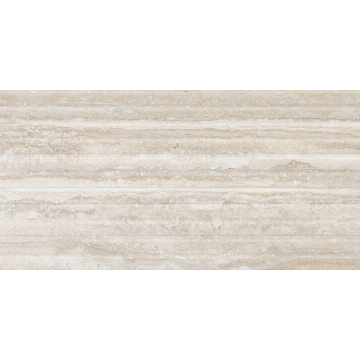 American Olean - Reservorio - 12&quot; x 24&quot; - Ceramic Fluted Tile - Pebblestone - Matte