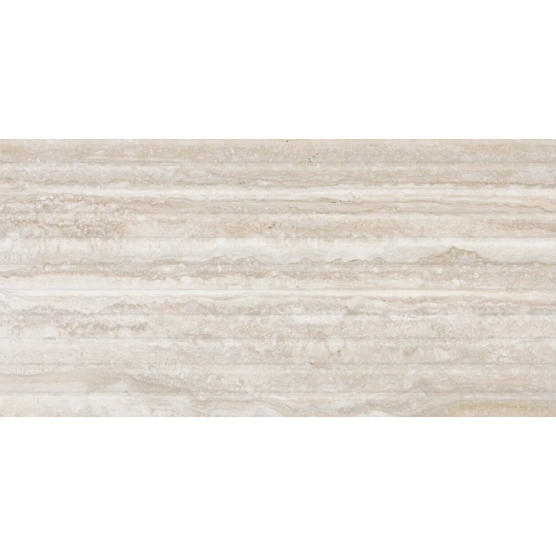 American Olean - Reservorio - 12" x 24" - Ceramic Fluted Tile - Pebblestone - Matte