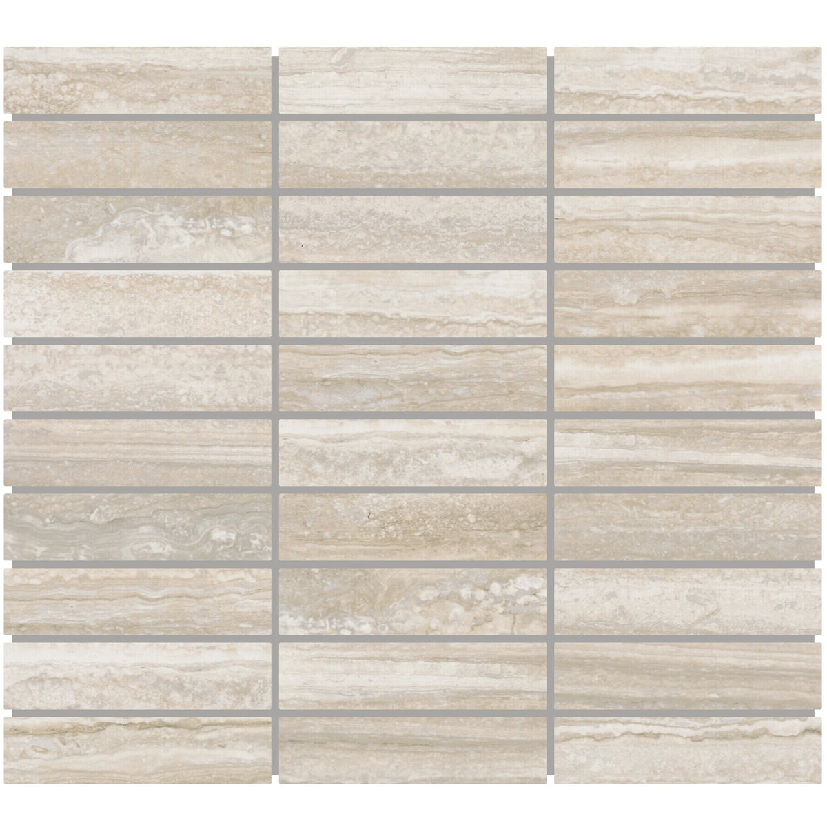 American Olean - Reservorio - 1&quot; x 4&quot; - Ceramic Mosaic - Pebblestone - Matte