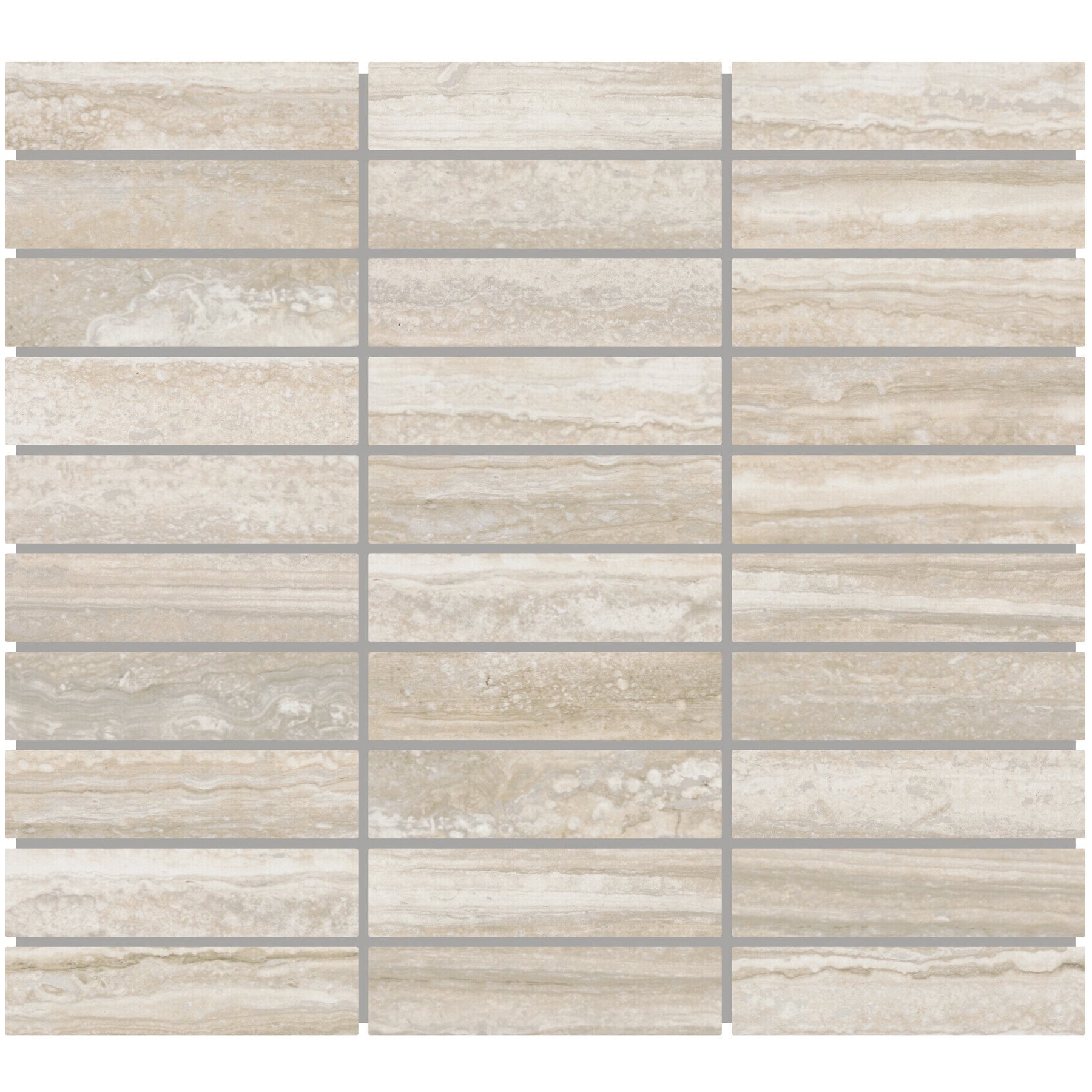 American Olean - Reservorio - 1" x 4" - Ceramic Mosaic - Pebblestone - Matte