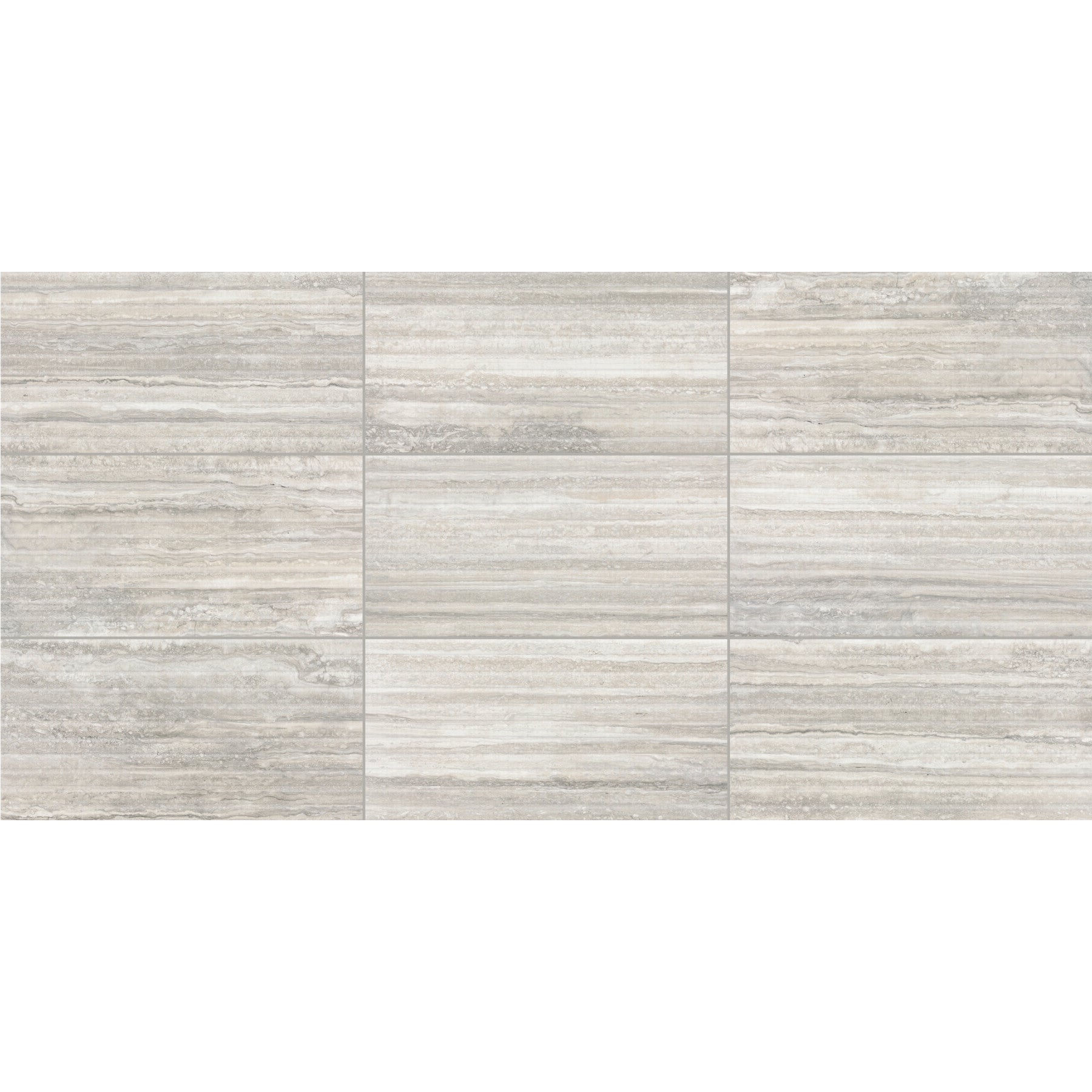 American Olean - Reservorio - 12" x 24" - Ceramic Fluted Tile - Mineral - Matte