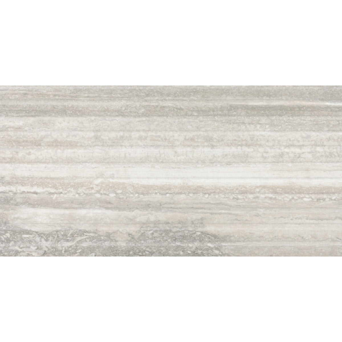 American Olean - Reservorio - 12&quot; x 24&quot; - Ceramic Fluted Tile - Mineral - Matte