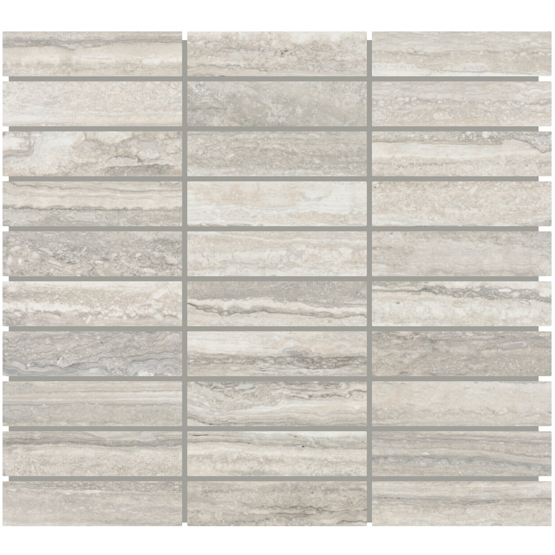 American Olean - Reservorio - 1" x 4" - Ceramic Mosaic - Mineral - Matte