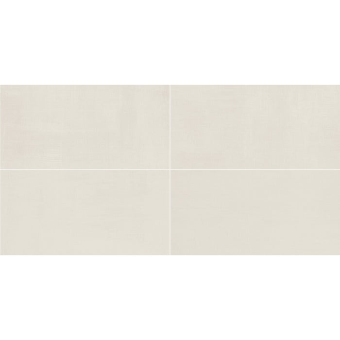 American Olean - Subtle Strands 12 in. x 24 in. Colorbody Porcelain Tile - Chalk