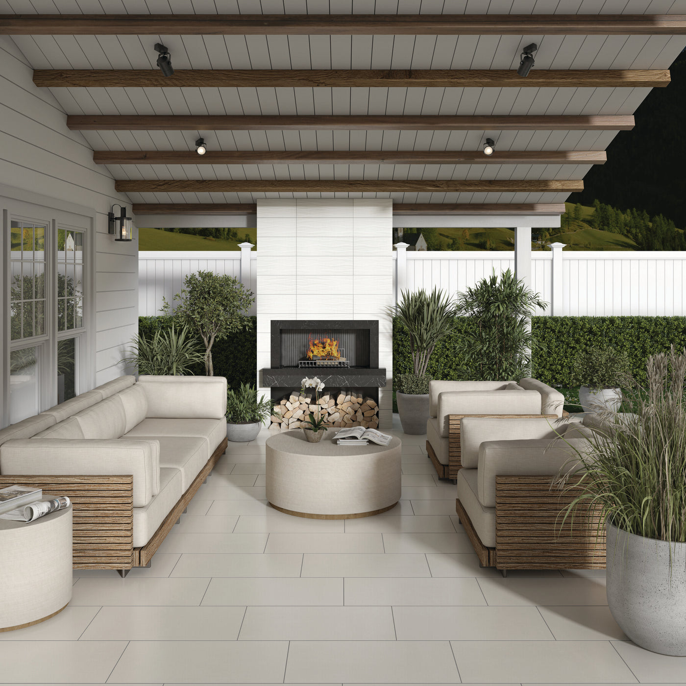 American Olean - Subtle Strands 12 in. x 24 in. Colorbody Porcelain Ti ...