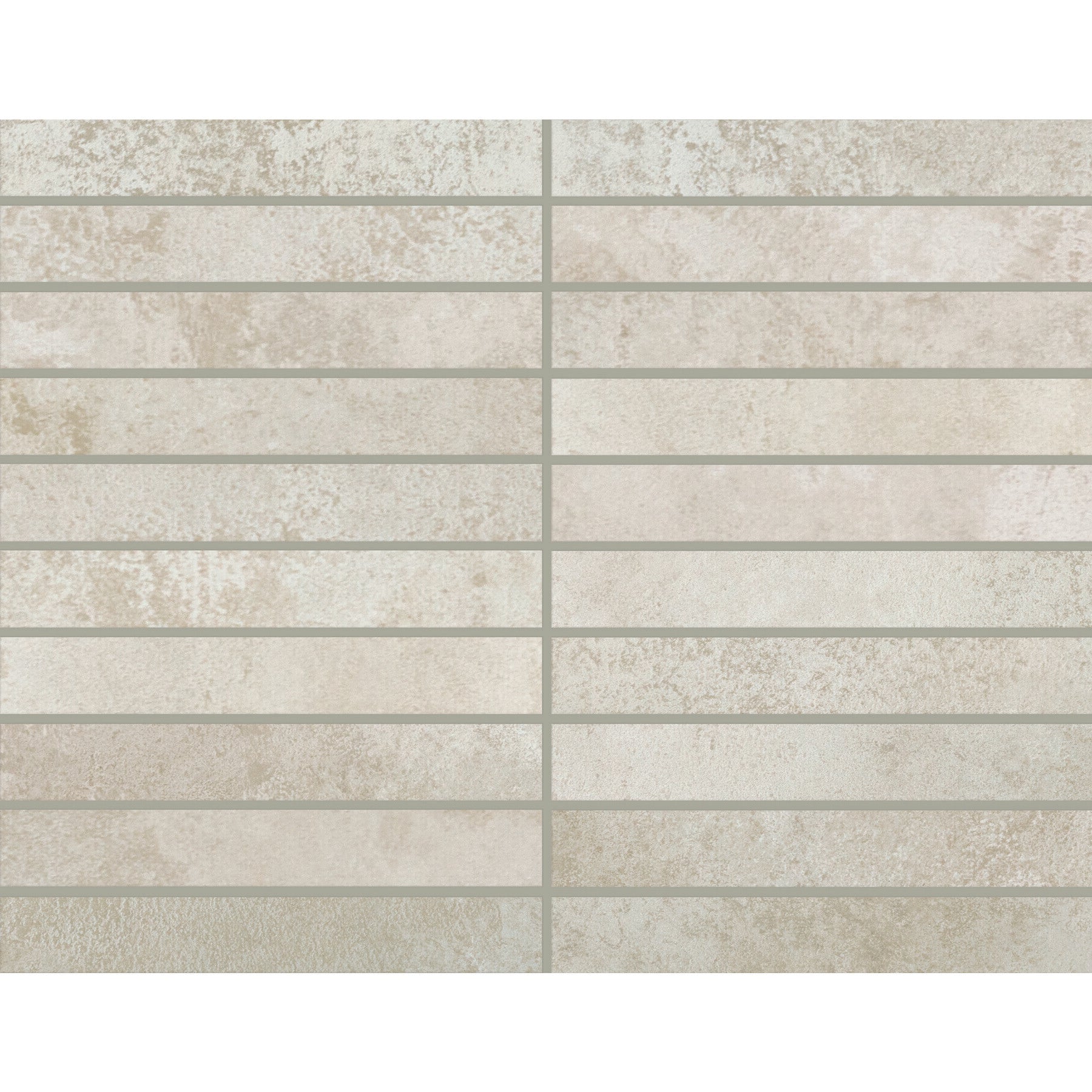 American Olean - Urban Essence - 1" x 6" - Porcelain Mosaic - Pumice - Matte