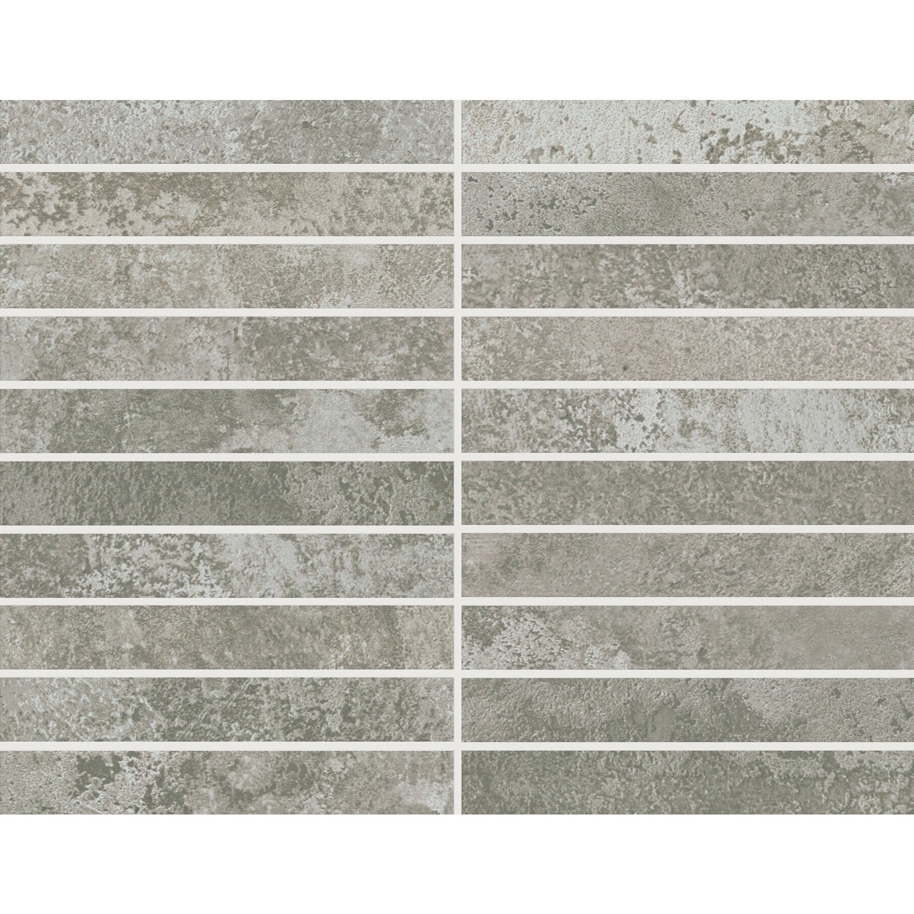 American Olean - Urban Essence - 1" x 6" - Porcelain Mosaic - Steel - Matte