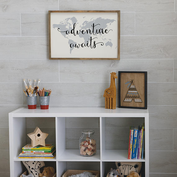 American Olean - Waterwood 8" x 40" Glazed Porcelain - White Oak WD15