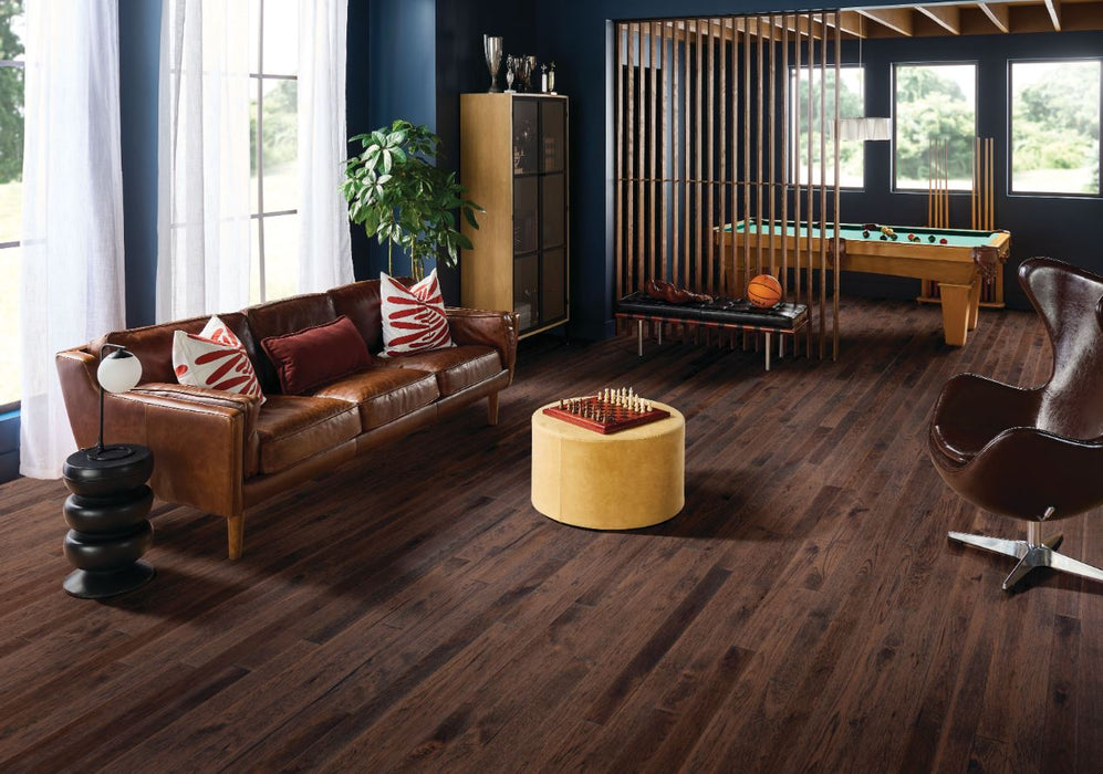 Hartco - Prime Harvest Hickory Solid Hardwood - Valley Bend 3.25" - Low Gloss Room Scene