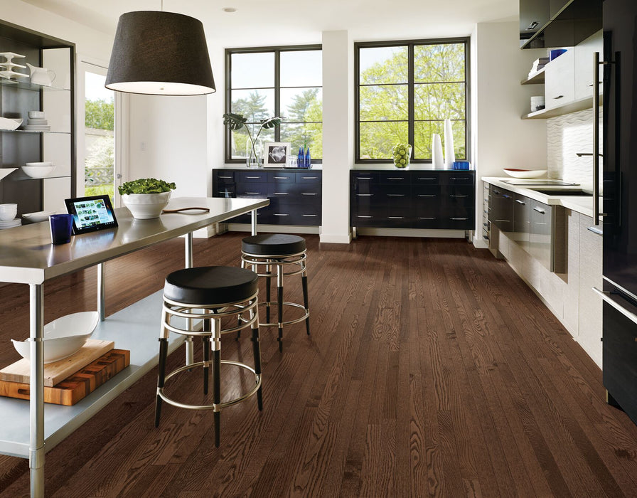 Hartco - Prime Harvest Solid Hardwood - Forest Brown 2.25" Room Scene