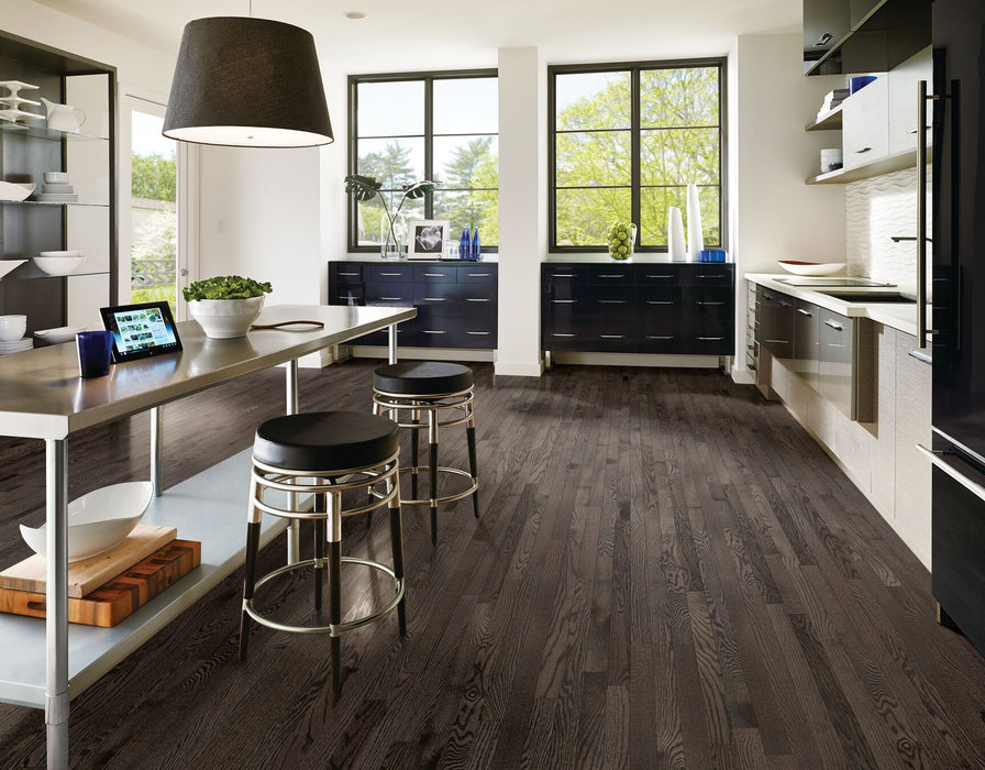 Hartco - Prime Harvest Solid Hardwood - Oceanside Gray 2.25" Room