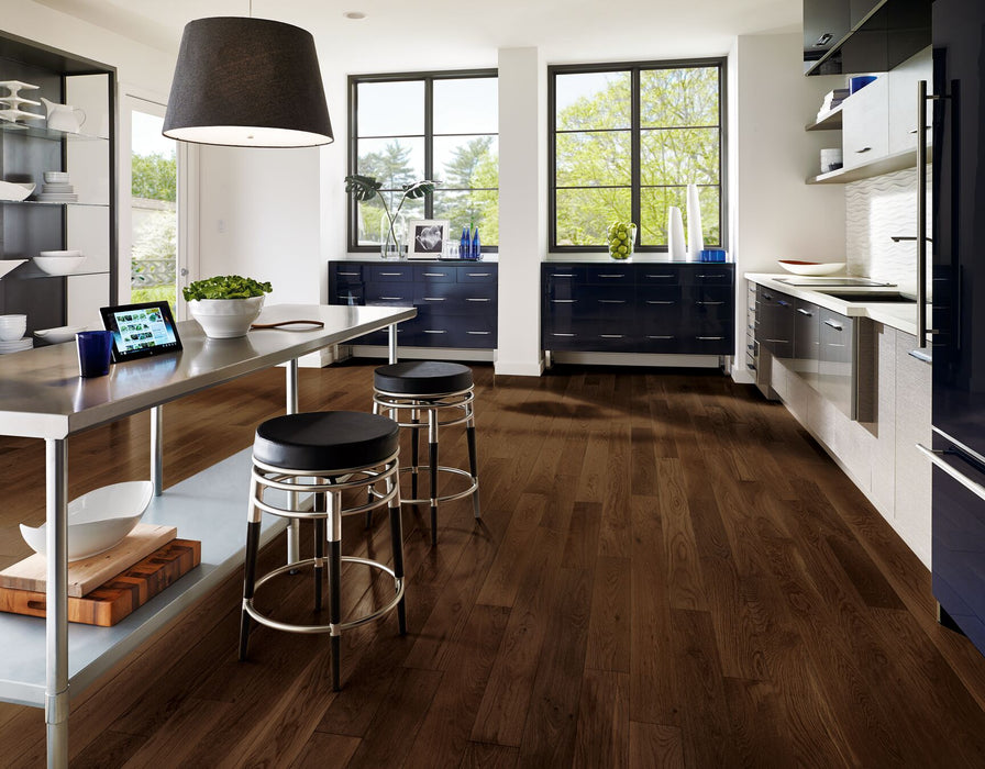 Hartco - Prime Harvest Solid Hardwood - Cocoa Bean 5" - Low Gloss Room Scene