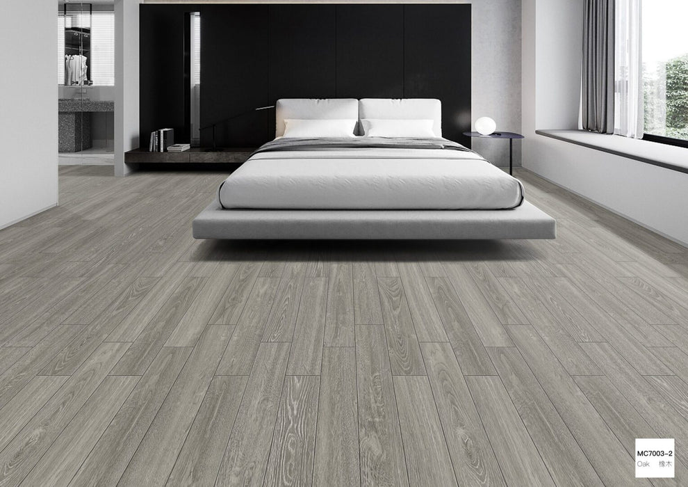 Diamond Surfaces - Aquashield Collection 7 in. x 48 in. Luxury Vinyl - Twilight Oak floor installation