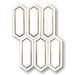 DW Tile & Stone - Aura - Dolomite Marble Picket with Brass Polished Mosaic