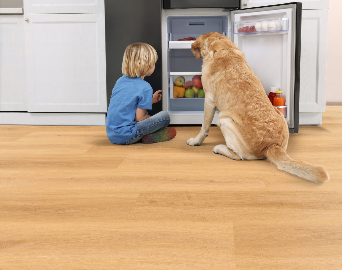 Floors 2000 - Adirondacks Collection 8 in. x 60 in. Laminate Plank - Wheat floor installation