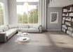 Tesoro - Adrock Series - 12 in. x 24 in. Matte Porcelain Tile - Espresso floor installation