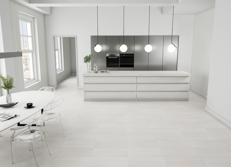 Tesoro - Adrock Series - 12 in. x 24 in. Matte Porcelain Tile - Frost floor installation