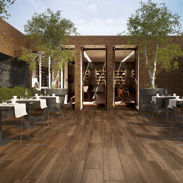 Arizona Tile - Aequa Series - 8&quot; x 32&quot; R11 Anti Slip Porcelain Tile - Castor floor installation