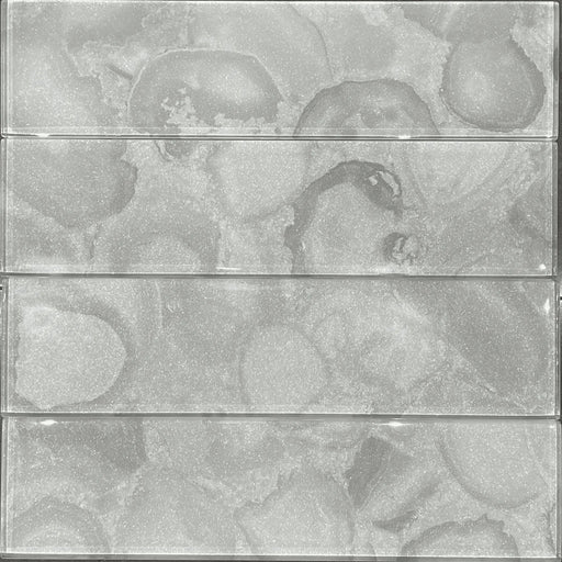 MTD - Agate Collection - 3 in. x 12 in. Glass Tile - Sky