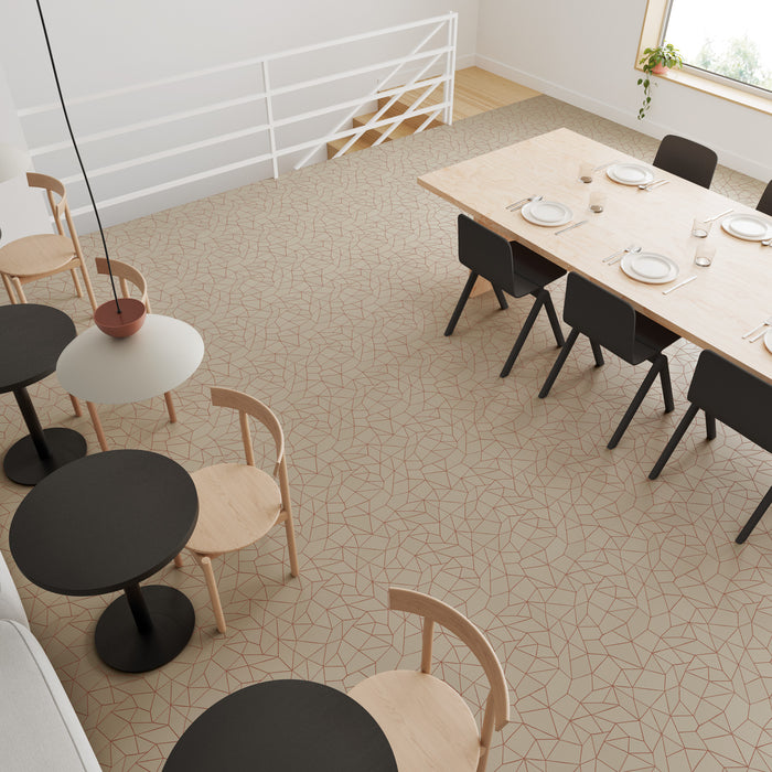 WOW - Trencadis - 10 in. x 10 in. Gaudi Field Tile - Ash Installed
