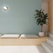 WOW - Twin Peaks - TP Med - 3" x 12" - Ceramic Tile - Matte - Celadon Green Room Scene