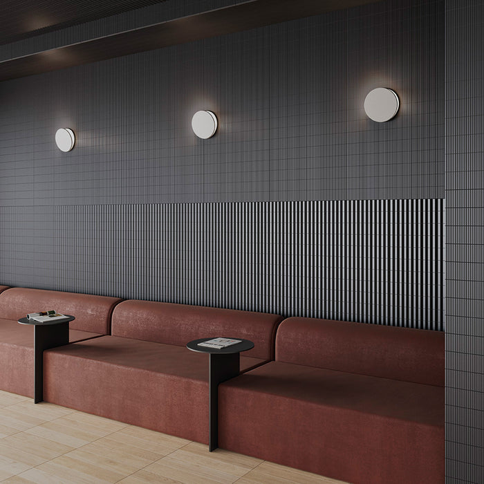 WOW - Twin Peaks - TP Up - 3" x 12" - Ceramic Tile - Matte - Nero Installed