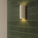 WOW - Sweet Bars 5 in. x 5 in. Glossy Porcelain Mosaic - Olive wall installation