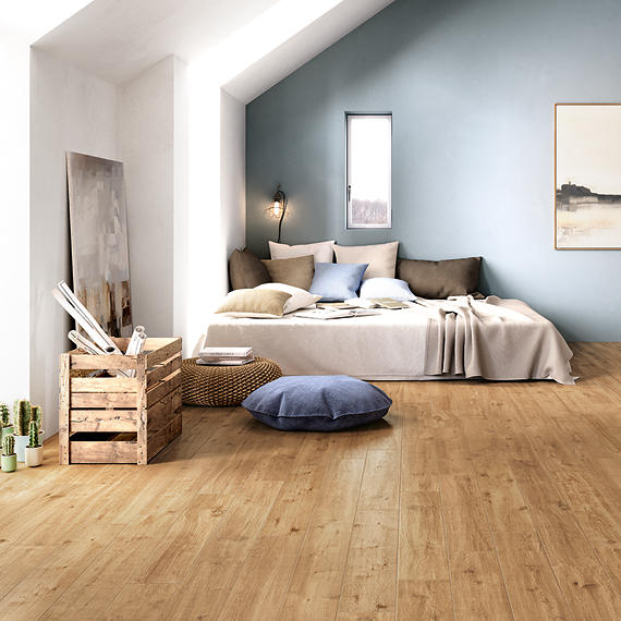 American Olean Creekwood 6 in. x 36 in. Porcelain Floor Tile - Maple Lake Room