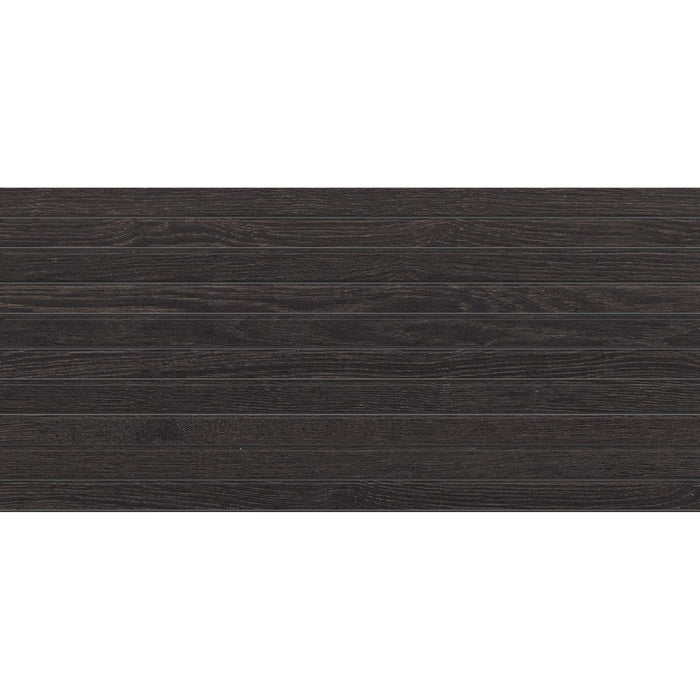 American Olean - Debonair Estates 1 in. x 24 in. Colorbody Mosaic Tile - Ebony
