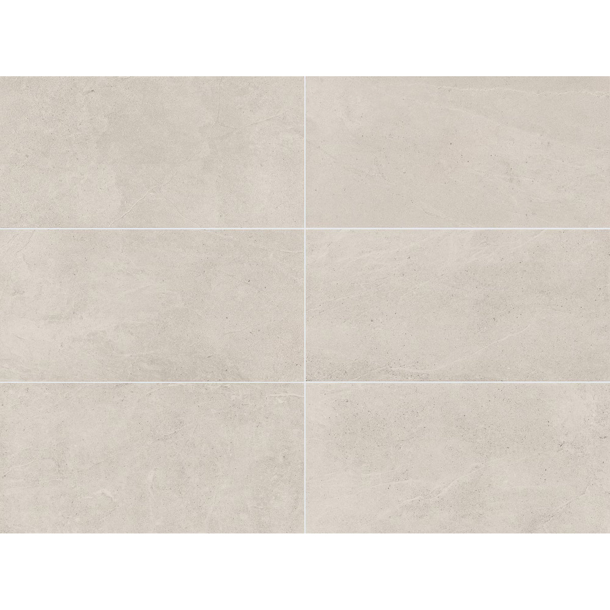 American Olean - Primstone 12&quot; x 24&quot; Glazed Porcelain Tile - Buff