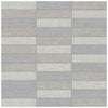 See Anatolia - Belgian Linen 1 in. x 4 in. Color Body Stacked Porcelain Mosaic - Dark Blend