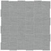 See Anatolia - Belgian Linen 2 in. x 2 in. Color Body Basketweave Porcelain Mosaic - Mica