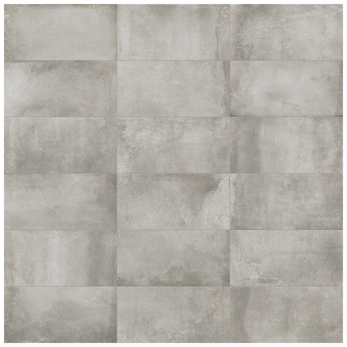 Anatolia - Ceraforge 12 in. x 24 in. Color Body Porcelain Tile - Chromium - Color Variation
