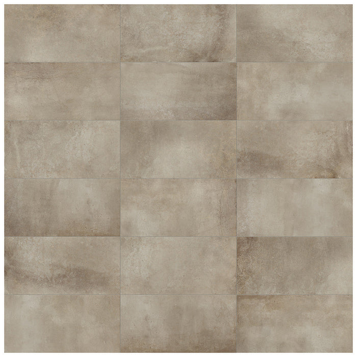 Anatolia - Ceraforge 12 in. x 24 in. Color Body Porcelain Tile - Iron - Color Variation