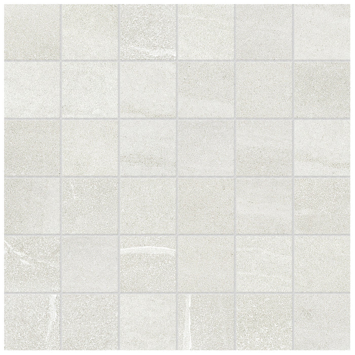 Anatolia - Crux 2 in. x 2 in. Glazed Porcelain Mosaic - Ivory