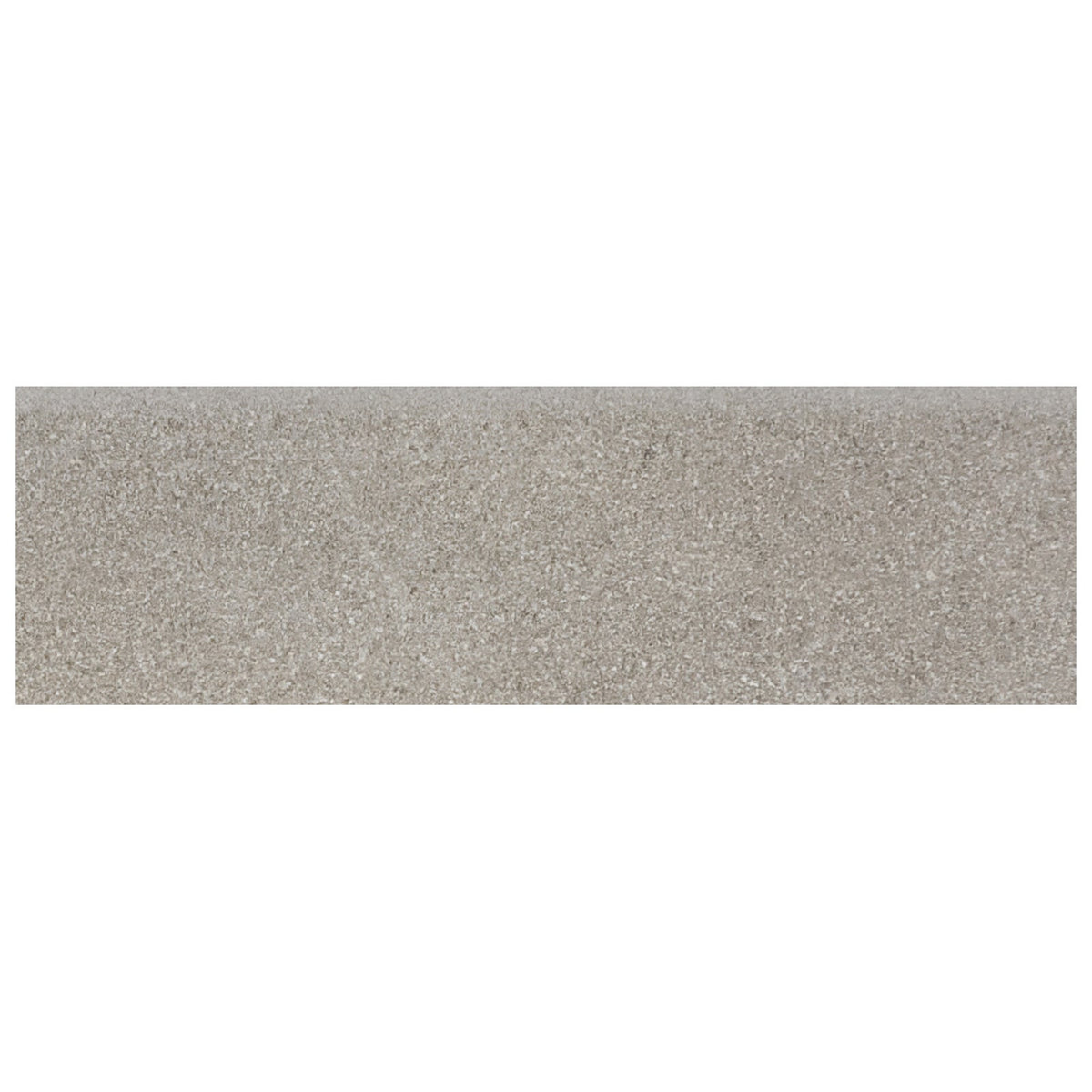 Anatolia - Crux 3 in. x 10 in. Glazed Ceramic Bullnose - Ash