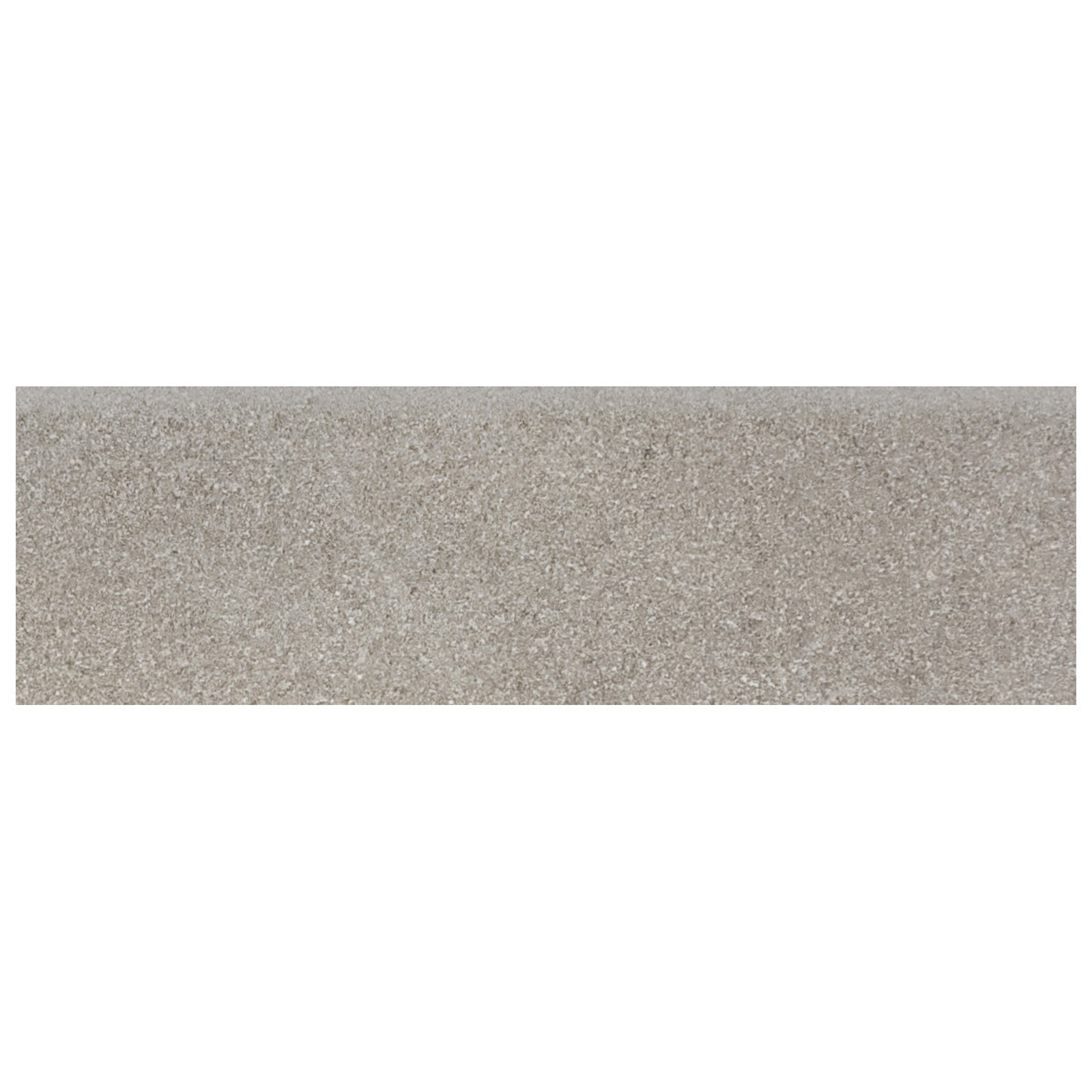 Anatolia - Crux 3 in. x 10 in. Glazed Ceramic Bullnose - Ash