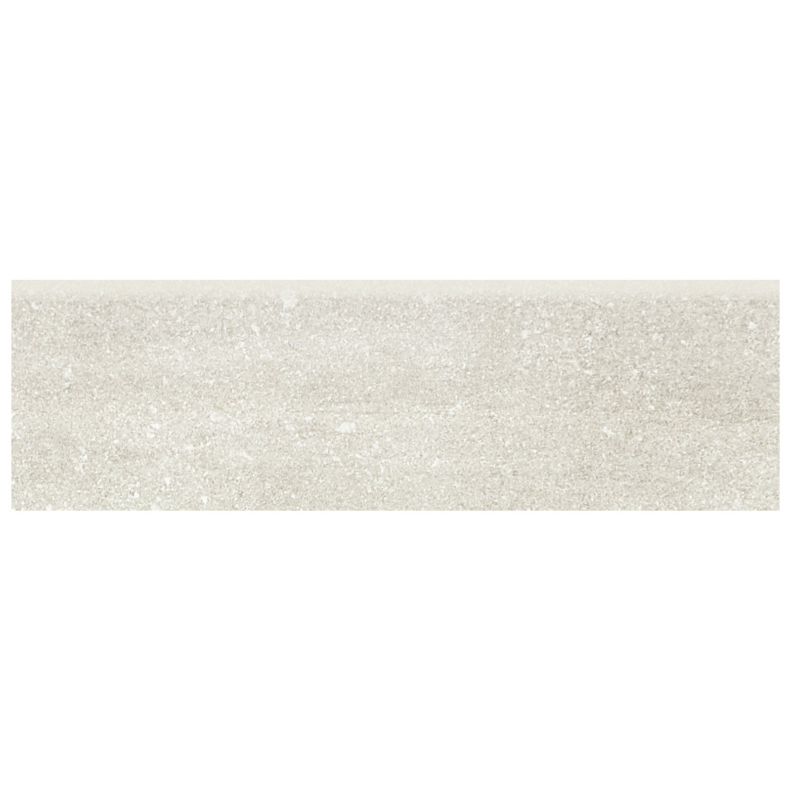 Anatolia - Crux 3 in. x 10 in. Glazed Ceramic Bullnose - Ivory