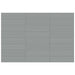 Anatolia - Geometra - 3 in. x 12 in. - Ceramic Wall Tile - Glossy Divide - Charcoal